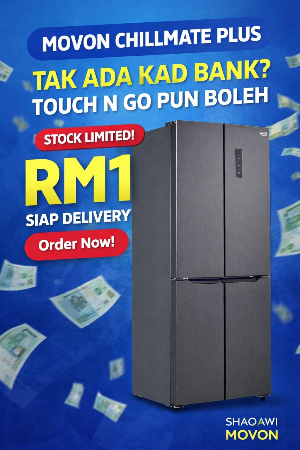 Read more about the article Peti Sejuk 4 Pintu – Deposit RM1 Terus Penghantaran