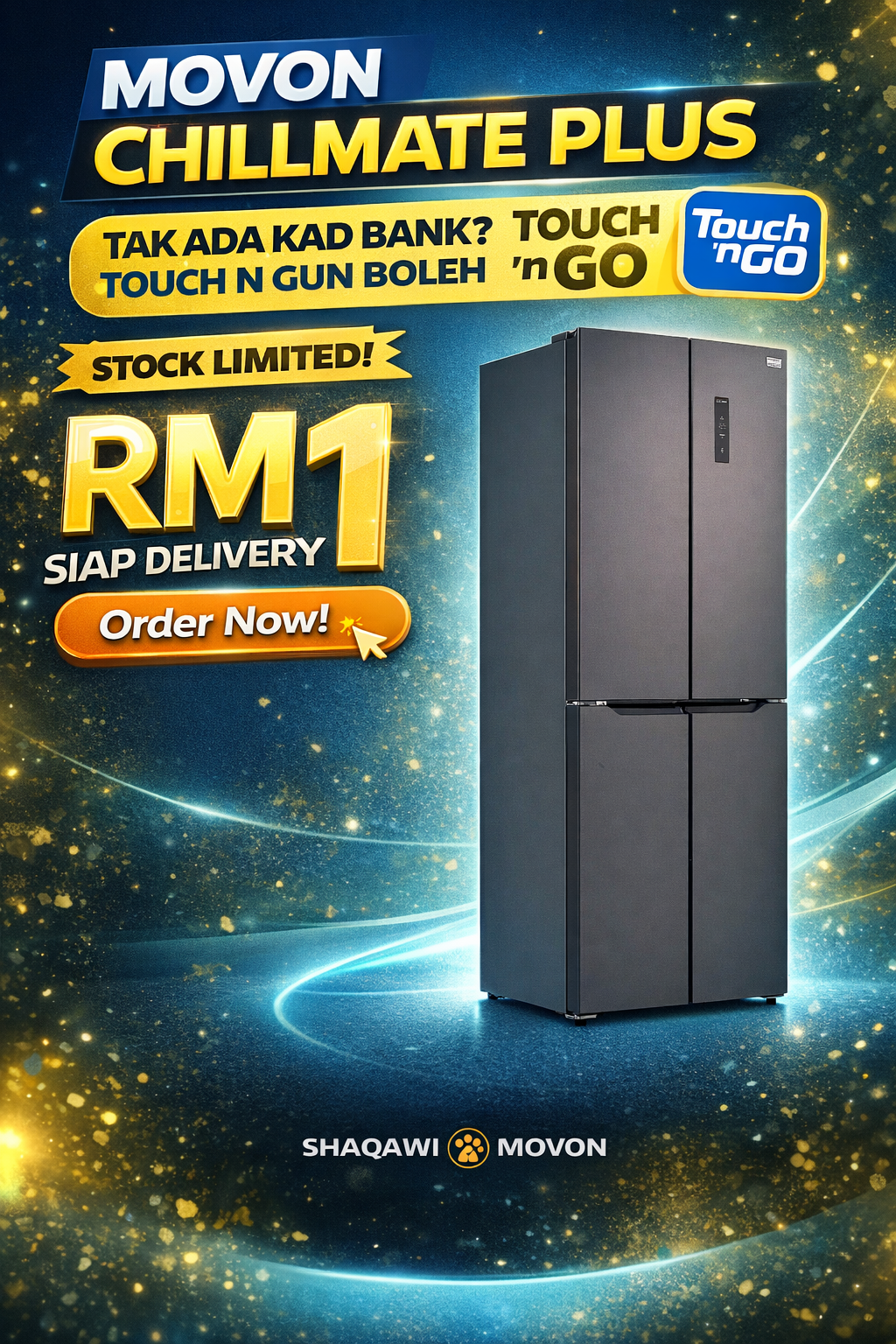 Read more about the article Wow Peti Sejuk 4 Pintu – Deposit RM1 Terus Penghantaran