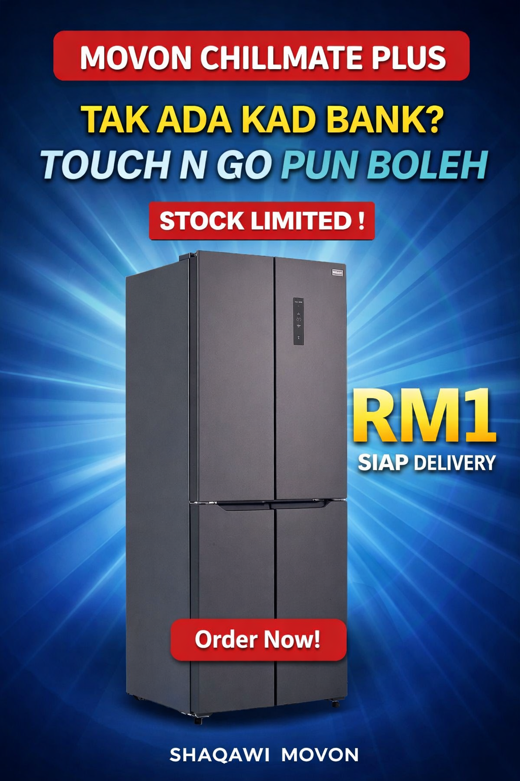 You are currently viewing JumpaPUN.. Peti Sejuk 4 Pintu – Deposit RM1 Terus Penghantaran