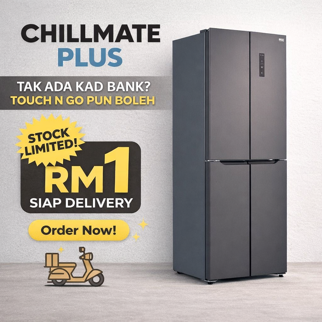 You are currently viewing Wow Seriuslah .. Peti Sejuk 4 Pintu – Deposit RM1 Terus Penghantaran