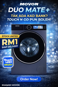 Read more about the article Woww Terbaik… Washer Dryer Duomate Plus – Sekali Tekan, Siap Semua! 🔥