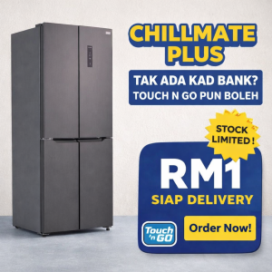 Read more about the article Wow Promosi Giler… Promosi RUNTUH.. Peti Sejuk 4 Pintu – Deposit RM1 Terus Penghantaran