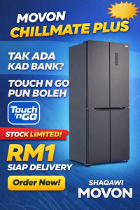 Read more about the article Ini Peti Sejuk Idaman Gadis Gadis.. Peti Sejuk 4 Pintu – Deposit RM1 Terus Penghantaran