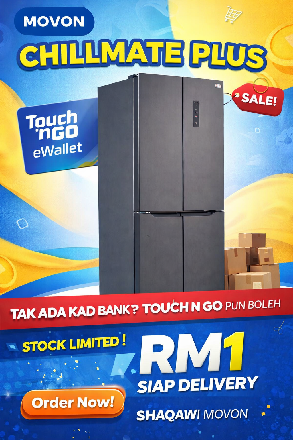 You are currently viewing Promosi Ramadhan.. Peti Sejuk 4 Pintu – Deposit RM1 Terus Penghantaran